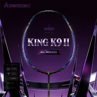 Kawasaki KING K9 4U Badmintonschläger Professioneller T-Join Power Allround Speed & Attack Kawasaki Badmintonschläger
