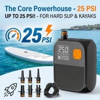 SUP Luftpumpe Elektrische Paddelbrettpumpe 25PSI SUP Pumpe Tragbare Elektrische Pumpe für Aufblasbare Stand-Up-Paddelbretter, Kajaks, Boote
