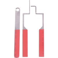 Professional Non-slip Unlocking Tool Set 3Pcs Compact Stainless Steel Casement Window Door Lock Pick Key