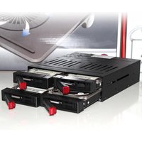 HE-2006 Support 4pcs 2.5 inch hard drives SATA Internal Rack Hard Drive Case HDD SSD Enclosure Built-in long-term silent Fan