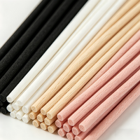 50pcs 3mm Diffuser Sticks Pink Black White 30cm Long Air Freshener Reeds for Home Decor And Scents Diffusion
