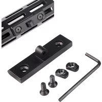 Tactical M-LOK Keymod Bipod Mount Handguard Adapter Low Profile AR15 Rifle Accessories Picatinny Rail Mount Rail Adaptor