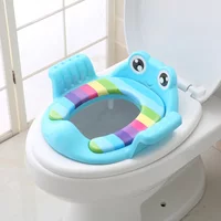 Baby Potty Toilet Trainer Seat Children Potty Safe Seat with Armrest for Girls Boy Toilet Training Infant Potty Cushion
