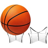 Acrylic Multi-function Basketball Ball Stand Display Holder Ball Rack Support Base Rugby Display Stand Football Bowling Ball