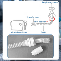 KYCOR-CPAP Hose Adapter 2PCS Set For Resmed Airmini, Tubing Travel Adapter–Connects To 22Mm Mask Diameter