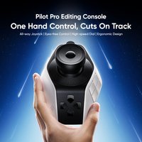 XPPen Pilot Pro Editing Console with 1 All-Way Joystick 8 Customizable Command Buttons 1900mAh Battery for Vlog & Video Editing