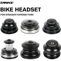 AliExpress TANKE-MTB Mountain Bike Bowl Group, Aluminum Alloy Headset,Tapered Straight Fork Bearing,44-44mm/52/55/56mm,11/8