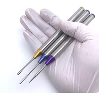 3 sztuk/zestaw dentystyczny elastyczny periotom zestaw zasilający ekstrakcji zębów tytanowa końcówka giętkie narzędzia przyzębia