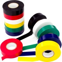 20 Fuß wetterbeständiges farbiges Isolierband. Färben Sie Ihre elektrische Verkabelung sicher mit PVC-Vinyl für den Innen- und Außenbereich, UL-gelistet bis 600 V