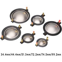 1Pcs Titanium Film Tweeter Voice Coil Membrane DIY Parts 34.4 44.4 51.3 72.2 74.5mm Core Treble Speaker Repair Accessories