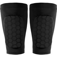 Short Calf Protection Sleeves, Honeycomb Anti-Collision Shin Guard, Durable Breathable Sports Calf Support for Soccer Training