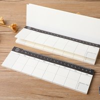 Bview Art Weekly Efficiency Planner & Daily Organizer – Habit Tracker, Flip-up Memo Pad, Schedule Notepad, Desktop Journal