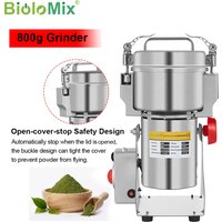 BioloMix 800g 700g Granen Kruiden Kruiden Cerealen Koffie Droogvoedselmolen Maalmachine Graanmolen Meel Poeder Crusher