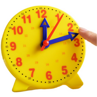 Kids Children Montessori Adjustable Time Learning Clock Toys Hour Minute Second Cognition Colorful Early Education Teaching Tool