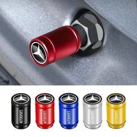 4Pcs Wheel Tire Valve Air Stem Cap Duust Covers Car Styling For Mercedes Benz W206 Class C200L W204 GLA W213 W212 Car Ornaments