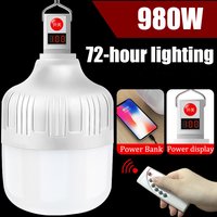 900W Portable Camping Lantern USB Rechargeable Light Bulb With Powerful Battery18650 Tent Lamp Power Bank Emergency Lighting