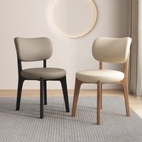 Nordic Solid Wood Dining Chair Home Restaurant Hotel Back Chair Modern Simple Dining Table Chair Stool