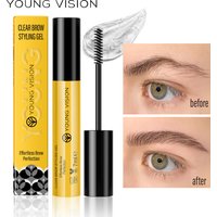 YOUNG VISION Styling Eyebrow Gel transparent waterproof natural longer lasting stereoscopic eyebrow gel large brush head