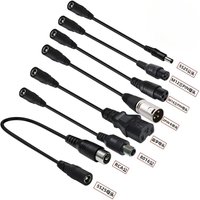 AliExpress NONE DC 5.5X2.1 To M12 M16 3Pin XLR RCA IEC 3P 8016 Charging Cable Adapter For Scooter Electric Bike Charger Connection Accessories