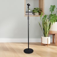 Floor Mic Stand Removable Easy to Use Round Base Multifunctional Vertical Mic Stand for Performance Live Singing Studio Meetings