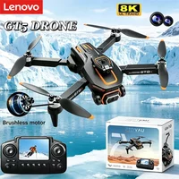 Lenovo GT5 8K Drone, Optical Flow Dual Wide-Angle Lens, Foldable, WiFi, Easy to Operate, Ideal Kids RC Toy & Outdoor Gift