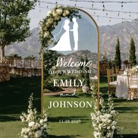 Custom wedding mirror font crystal transfer stickers, customized for your wedding decorations.