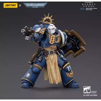 【Accessories】JOYTOY Warhammer 1/18 Action Figures Ultramarines Levantus with Power Sword, Stormshield and Bolt Pistol Model Toy