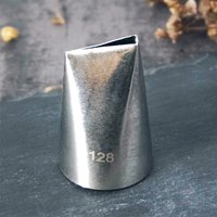 #128 Large Size Piping Nozzle Seamless Icing Tube Cream Nozzle Cake & Cupcake Decorating Tools Bakeware Create Petals Icing