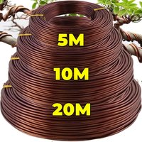 5/20M Garden Bonsai Wire Aluminum Bonsai Training Wire Plant Tree Branches Stand Shape Training Fixing Wire Table Bonsai Tool