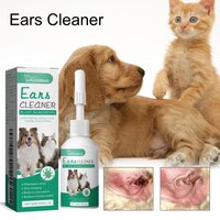 Pet Ear Drops Universal Anti Mites Yeast Ear Wax Remove Relieve Itching Ultra Soft Tip Deodorizing Dogs Cats Ear Care Solution
