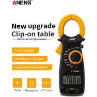 Clamp Meter Digital Multimeter ANENG DT3266F Mini Clamp Amperemeter Electrical AC / DC Voltage Resistor Tester with Buzzer test