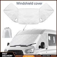 Neue, verbesserte Windschutzscheibenabdeckung für Autos, Sonnenschutz, thermische Folie, Verdunkelungsschutz, passend für Fiat Ducato, Citroen Jumper, Peugeot Boxer, Baujahr 2006–2022,