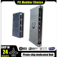 DRGB Asynchronous Control Hub 5V 3Pin ARGB, DeepRGB E8/U16 8/16 Channels ASYNC Distributor Match SignalRGB/OpenRGB/DRGB-Link