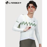 LAMEDA Radtrikot, atmungsaktiv, schnell trocknend, langärmelig, Rennrad-Shirt, Reiten, Radfahren, Sommer, Herren-Fahrradbekleidung