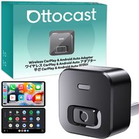 Ottocast Mini Dot 2in1 Wired To Wireless CarPlay Adapter Android Auto Dongle Smart AI Box Auto Connect Plug Play Car Accessories