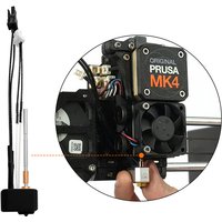 Prusa MK4 Compatible Hot End Dual Metal Build Precise Filament Feed Durable Stable Professional Upgraded 3D Printer Component