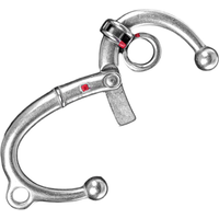 Spring Stainless Steel Cattle Nose Ring Wear Resistant Metal Cow Ring For Pet Products Farm Supplies Animal Husbandry Tools