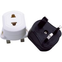 1pcs White Black 250V 13A 2 Pin US EU to UK 3 Pin Travel Adapter Plug Cyprus Maldives Singapore Britain Converter Plug Type G