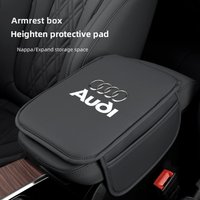 Car Armrest Mat Center Console Leather Protection Cushion For Audi Sline A1 A3 A4 A5 A6 A7 A8 B8 B9 B6 C6 Q2 Q3 Q5 Q7 Q8 TT S3