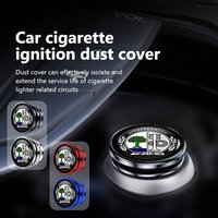 Car Logo Cigarette Lighter Cover DustProof Decoration Cap Accessories For Mercedes Benz AMG A B C E S G Class W201 W210 W108