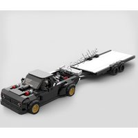 Moc Technology Racing Famous Pickup Trucks And Trailers Model Building Blocks Speed Vehicle Bricks Toys Kids Adult Birthday Gift