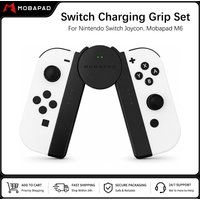 MOBAPAD Charging Grip Set for Nintendo Switch Joycon Gaming Controller Bracket Charging Station for Mobapad M6 HD M6S Gamepad