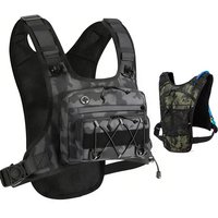 Fishing Vest Bag Men's Camo Fish Lures Utility Tackle Chest Bags Pack Outdoor Mountaineering Camping Hiking Hunting Cycling Bag