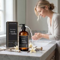 Moisturizing Hand Wash Vanilla Extract Nourishing Liquid Soap Gentle Cleansing Hand Soap for Daily Use Soft Hands Family Care
