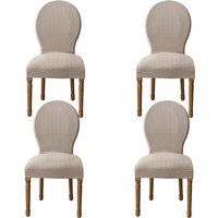 1Pc Nordic T-Jacquard Chair Cover Stretch Spandex Dining Chair Covers for All Seasons Family Wedding Kitchen Hotel Home Decor