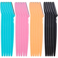 3/10Pcs Eyebrow Trimmer Blade Shaver Portable Face Razor Eye Brow Epilation Hair Removal Cutters Safety Razor Woman Makeup