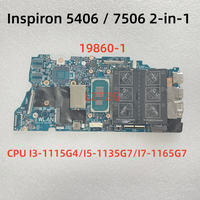 19860-1 For Dell Inspiron 5406 7506 2-in-1 Laptop Motherboard With I3-1115G4 I5-1135G7 I7-1165G7 CPU CN-0FW6F0 100% Tested OK