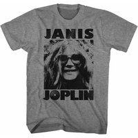 Vintage Y2k Tops Janis Joplin Janis Graphite Heather T-Shirt Summer Casual Loose T-shirt Print Cotton Top Unisex