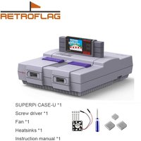 Retroflag SuperPi Case with Safe Shutdown for Raspberry Pi 3 B+ (B Plus) 2 with Safe Shutdown and Safe Reset Game Accessories
