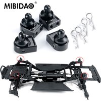 MIBIDAO Metal Alloy Front&Rear Car Body Shell Column Post Mount for Axial SCX10 PRO AXI03028 1/10 RC Crawler Car Upgrade Parts